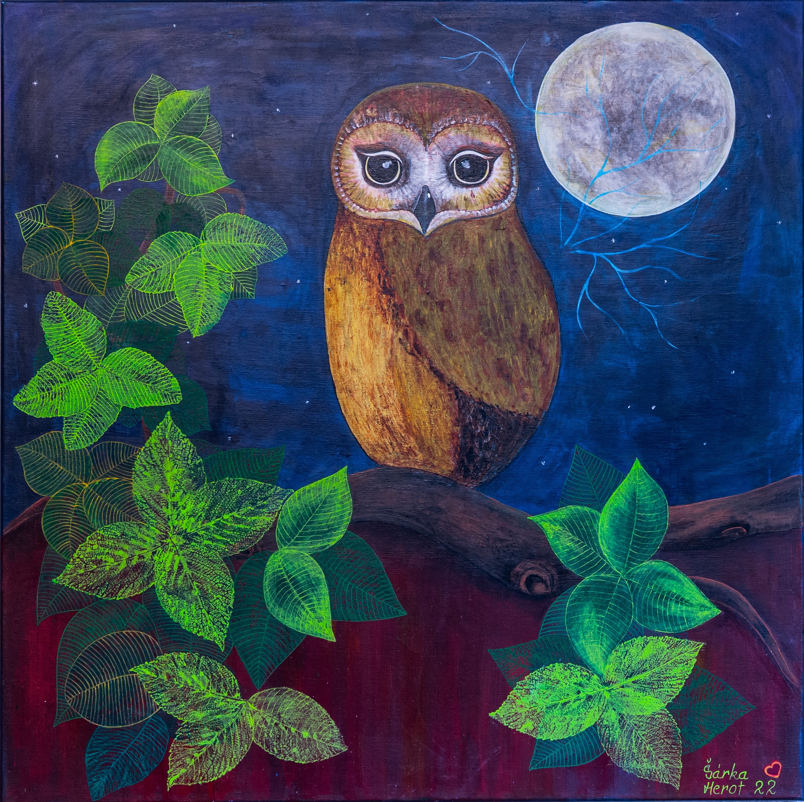 SIRI - Acryl auf Leinwand, 80/80 cm, Fr. 1'800