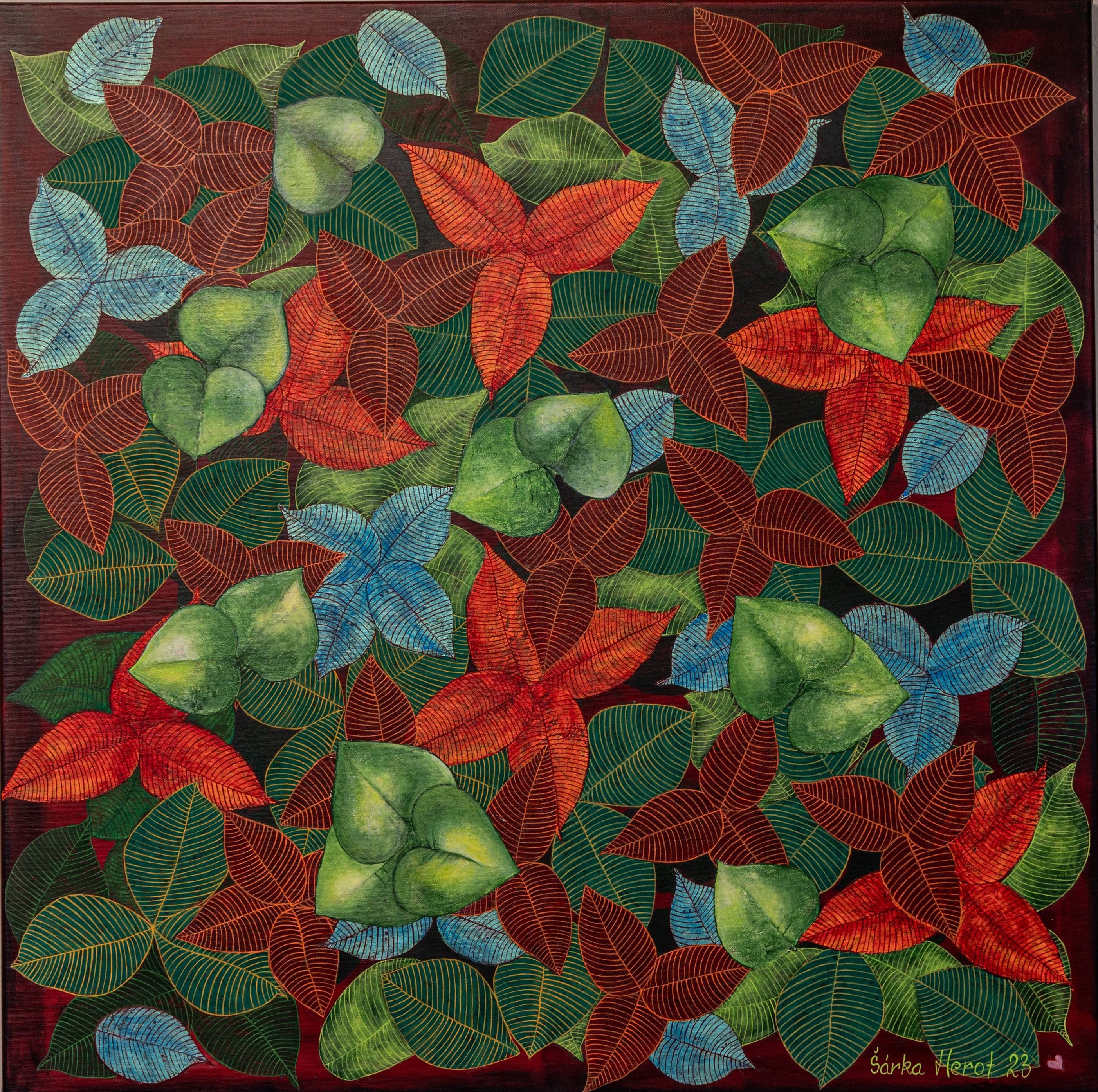 HARMONIE - Acryl auf Leinwand, 90/90 cm, Fr. 2'800